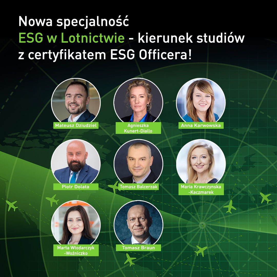 ESG w lotnictwie - nowa specjalność w Łazarskim