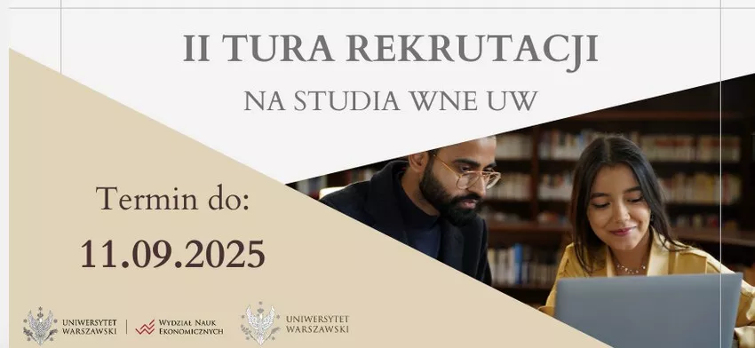 II tura rekrutacji na WNE UW