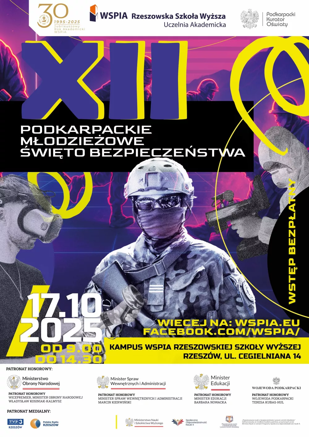 XII Podkarpackie Młodzieżowe Święto Bezpieczeństwa w WSPiA