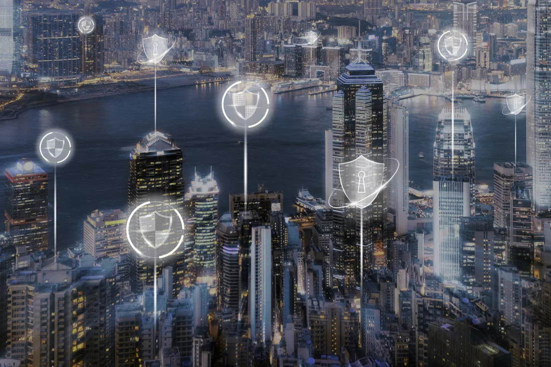 smart-city-security-background-digital-transformation-digital-remix