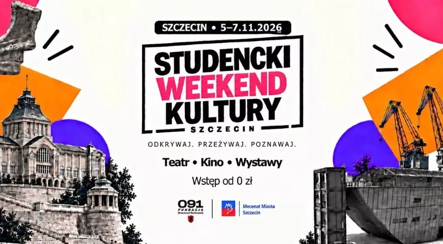 Grafika Studenckiego Weekendu Kultury w Szczecinie