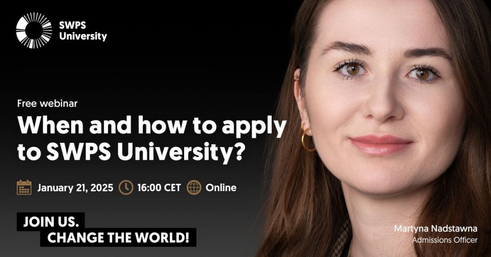 How and When to Apply to SWPS University: Join the Free Webinar