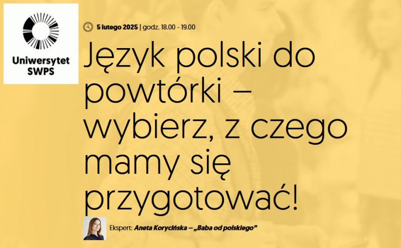 Język polski do powtórki – wybierz, z czego mamy się przygotować!