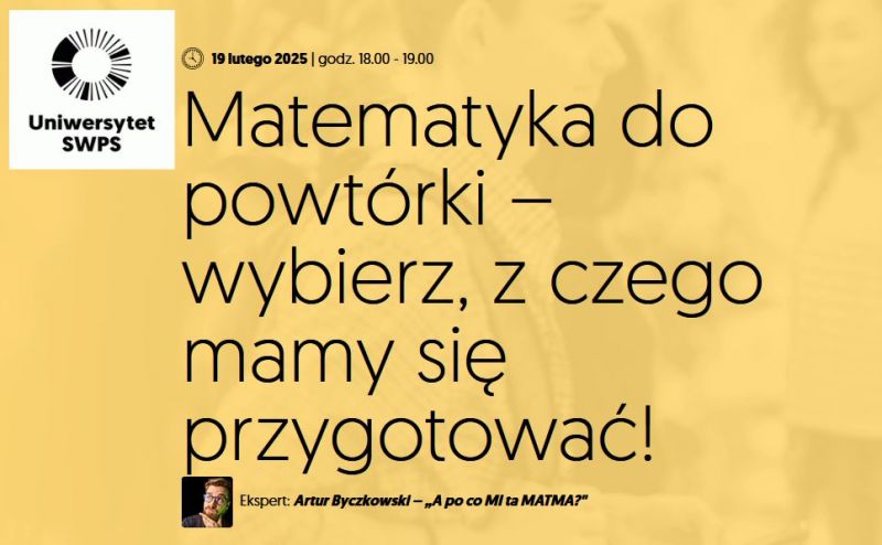 Matematyka do powtórki – wybierz, z czego mamy się przygotować! 